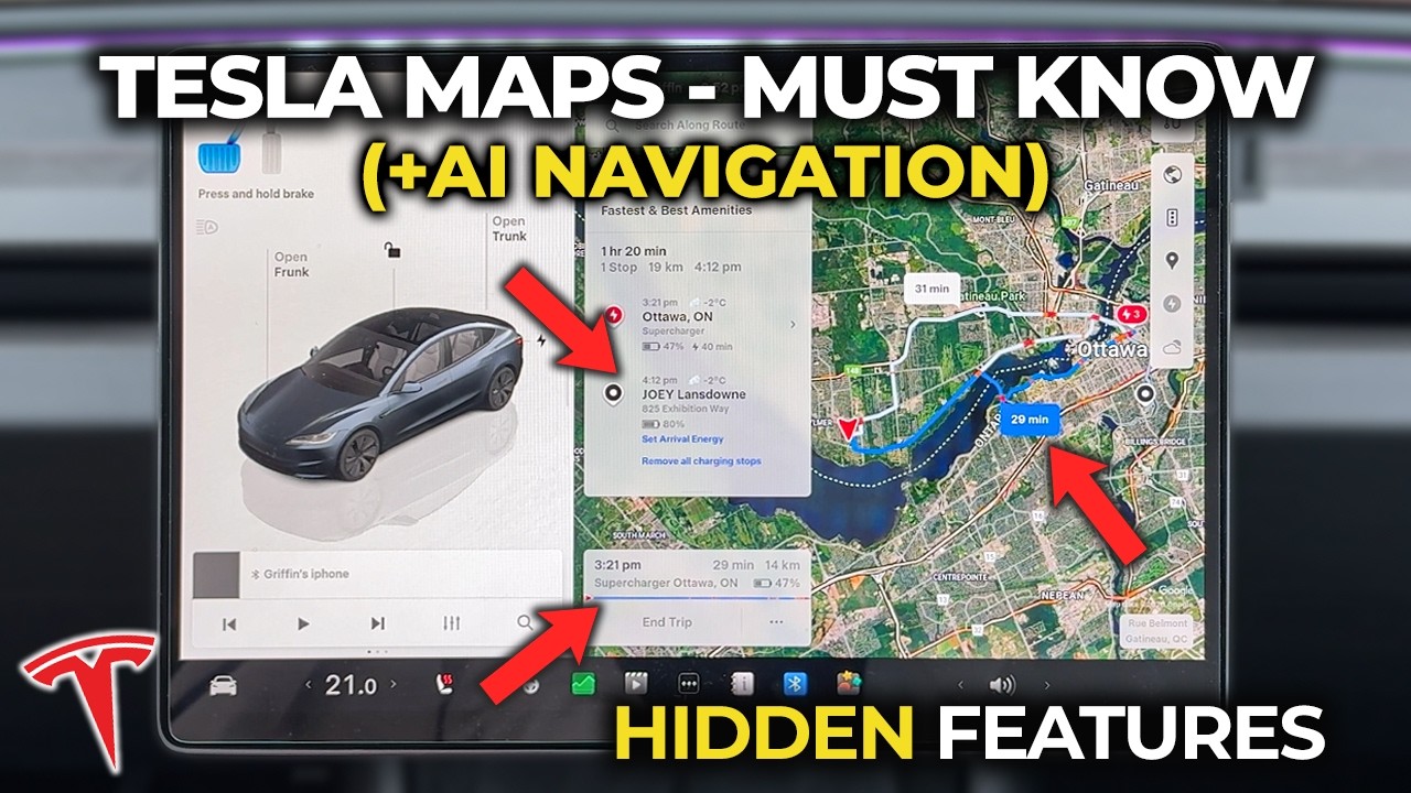 Tesla Grok AI Navigation - The Ultimate Tesla Maps Guide in 2026!