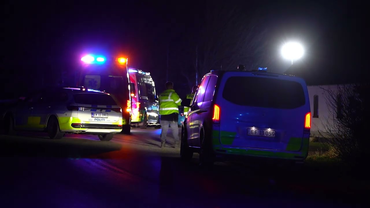 02.03.2026 Frontal sammenstød på landevej