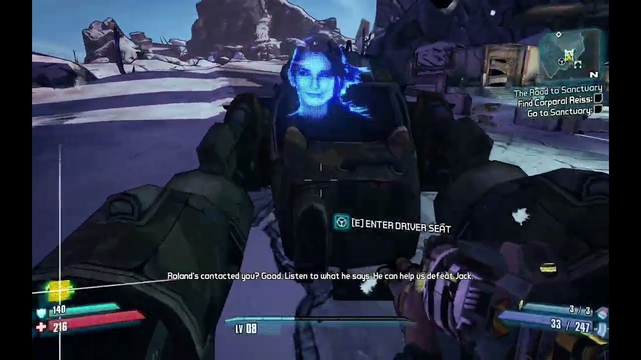 Borderlands 2 - Mission 5 - The Road to Sanctuary