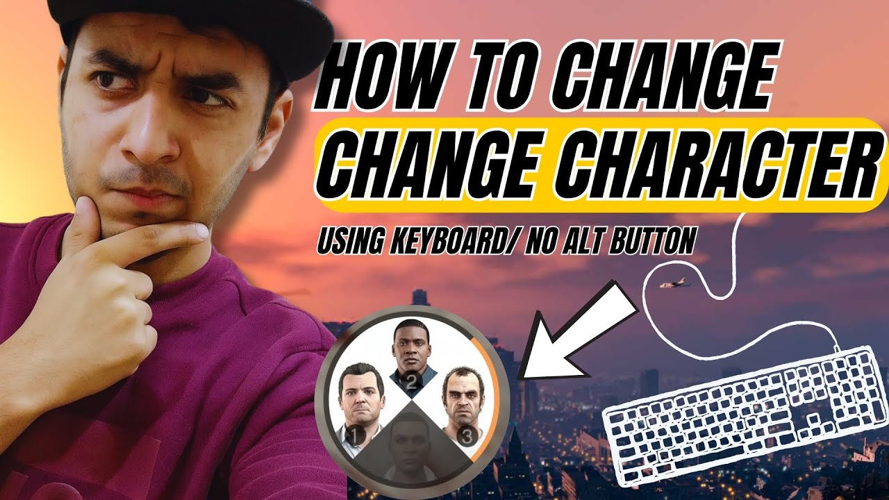 Как сменить персонажа в GTA 5 на ПК с помощью клавиатуры