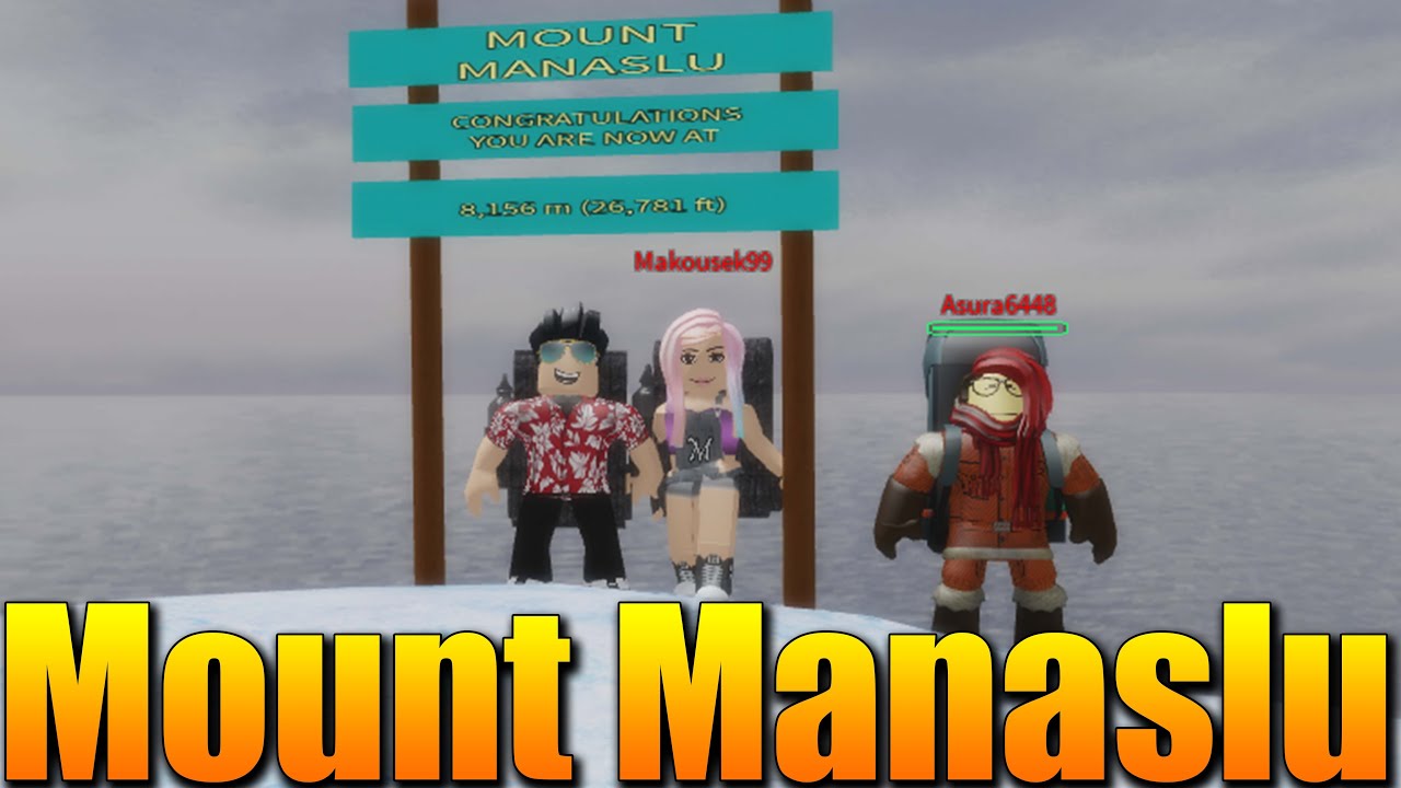 LEZEME S MAKKY NA OBŘÍ ZASNĚŽENOU HORU!😱🔥 Roblox Mount Manaslu w/Makousek