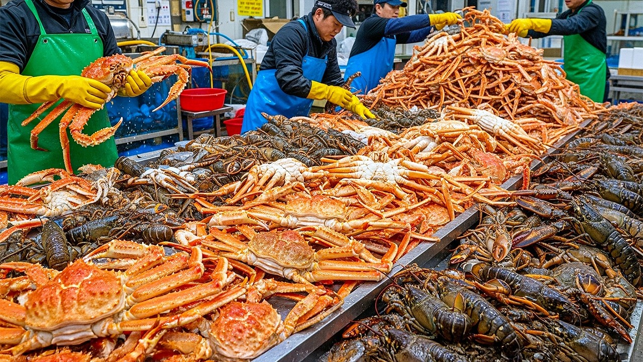 Безумно чисто! Невероятные мастера морепродуктов в Корее — Топ 6. / Корейская уличная еда