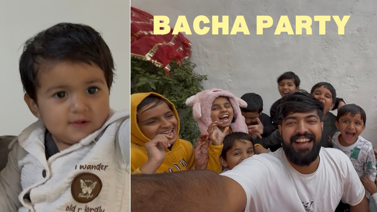 || ENJOY WITH BACHA PARTY AT MAMA HOUSE ||🤣😻🫶PART - 1