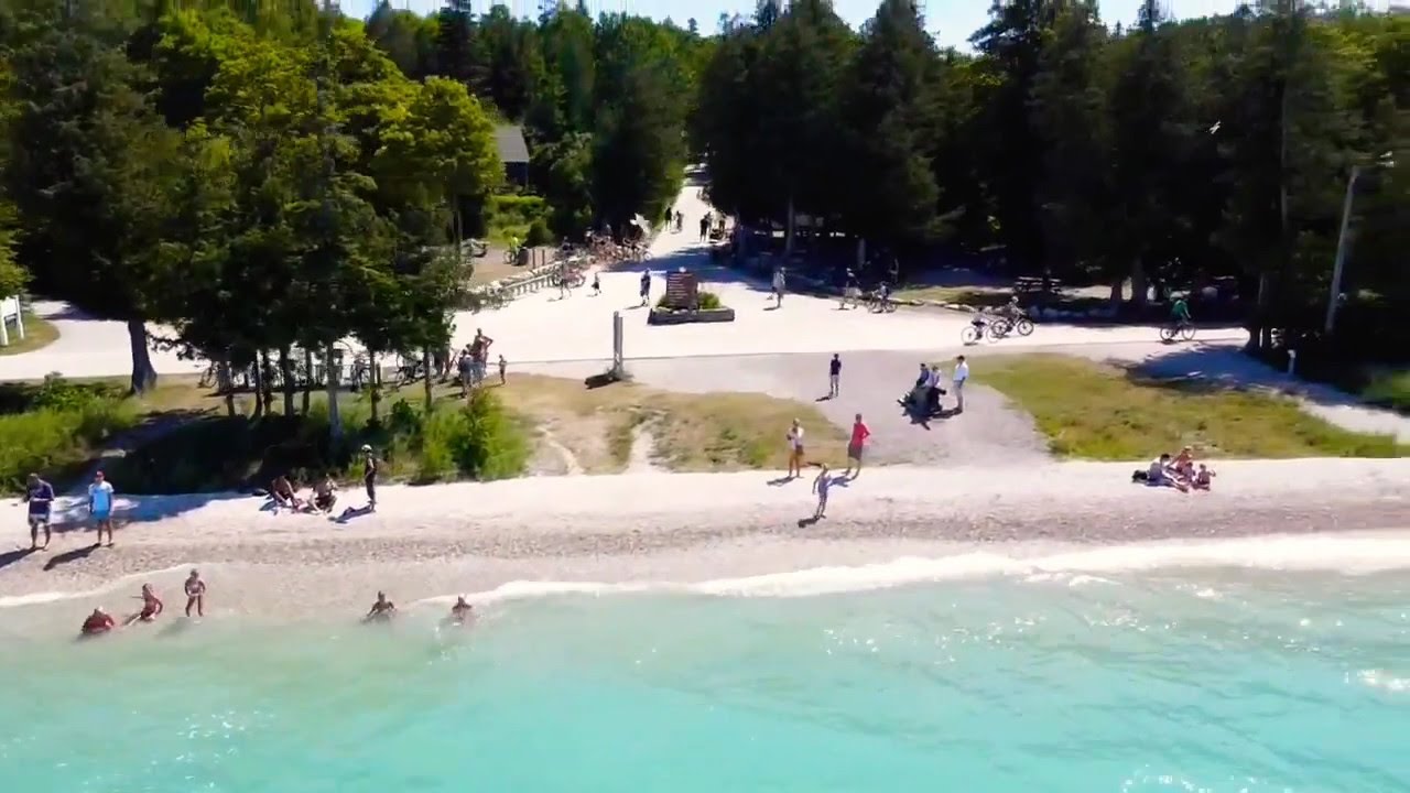 British Landing on Mackinac Island, MI