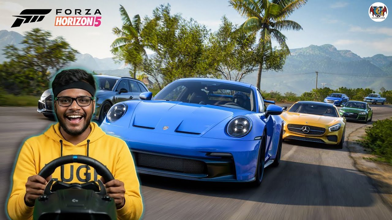 Forza Horizon 5 Driving Wheel Gameplay Tamil Live