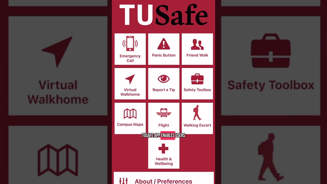 Temple University's TUSafe App