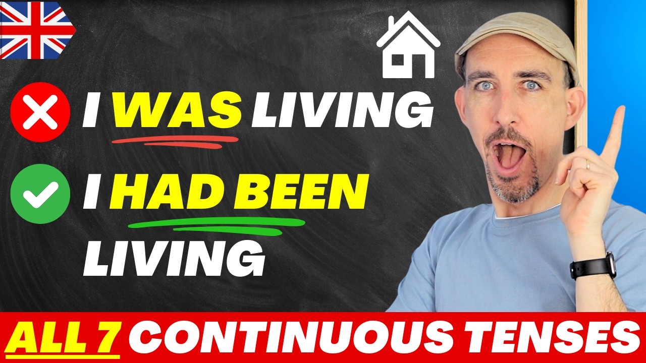 🔥 ALL 7 Continuous Tenses in English... Explained SIMPLY!