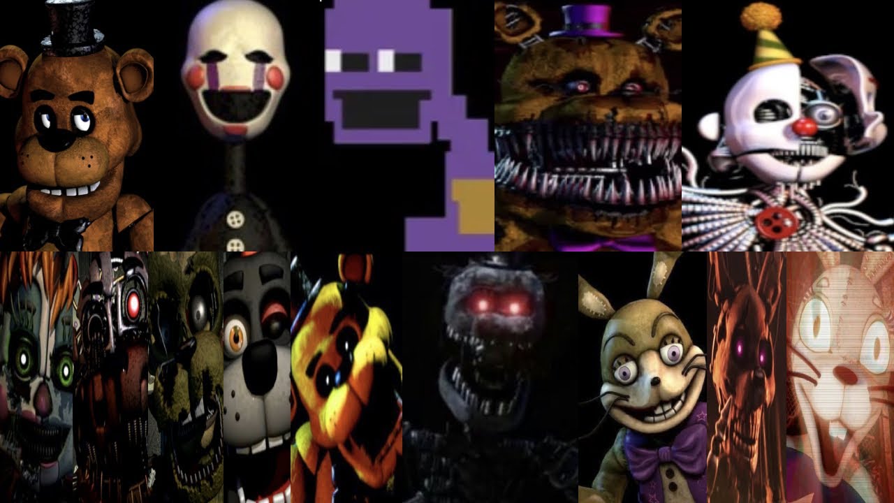 Defeats of my favourite fnaf villains (45 Subscribers Special)￼