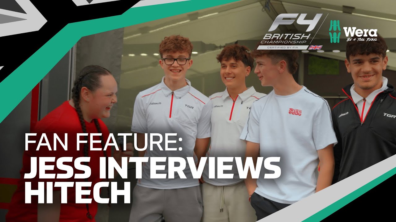 Fionn's favourite colour Skittle? | Jess interviews Hitech at Oulton Park! | Wera Tools British F4
