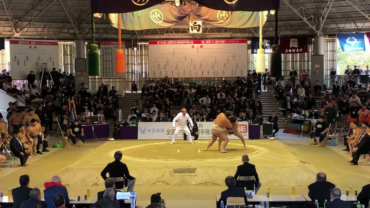 【団体準決勝】Ｒ7年第103回全国学生相撲選手権大会