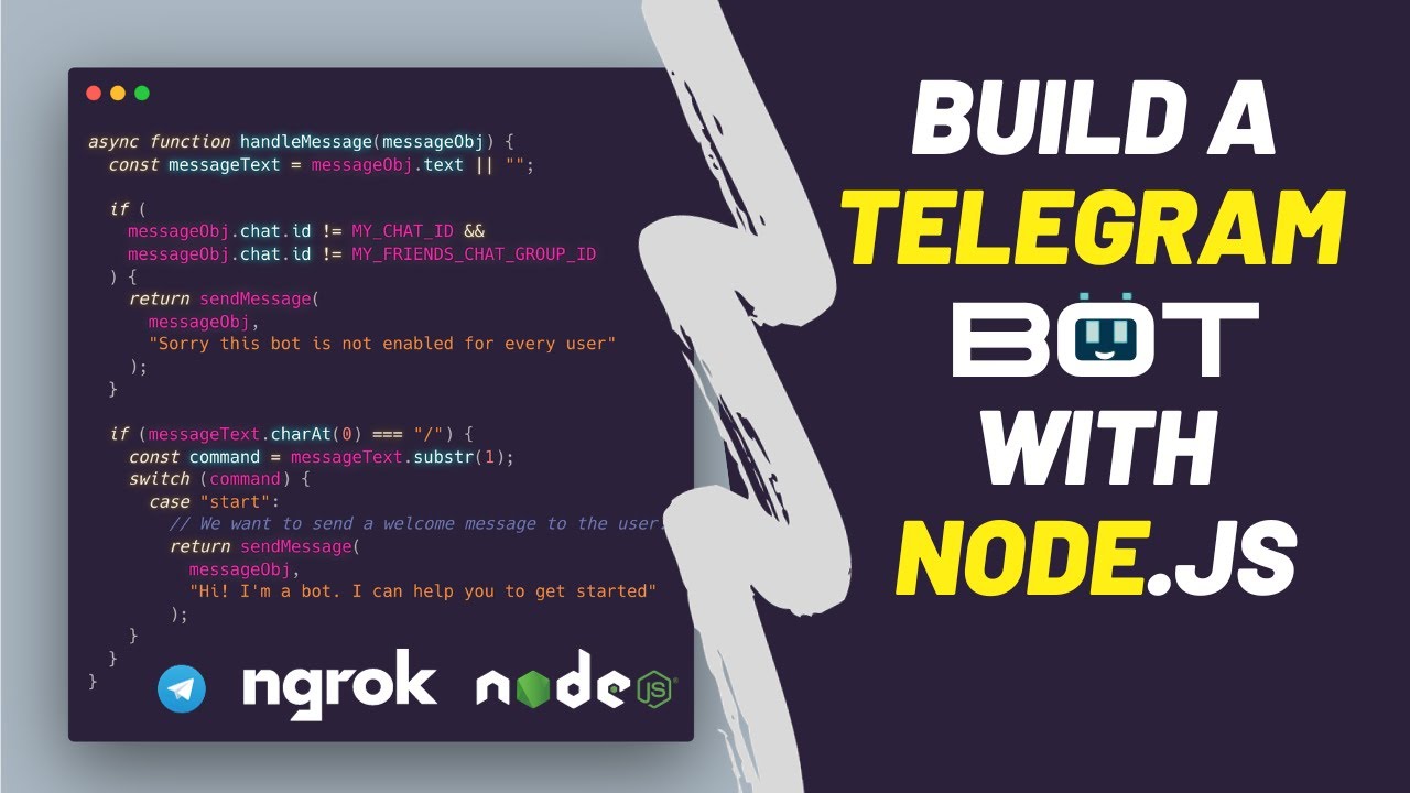 Создание Telegram-бота с использованием Node JS