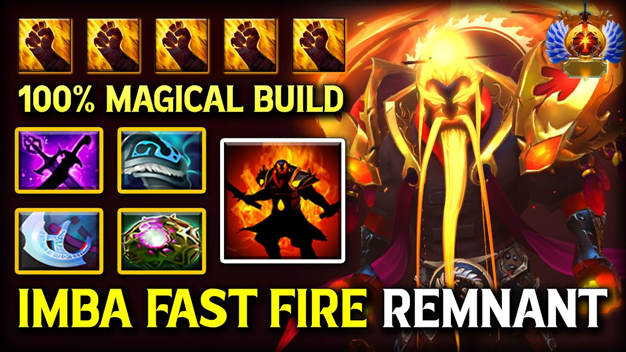 IMBA FAST FIRE REMNANT SPEED MID Ember Spirit Full of Magical Build | 100% Show no Mercy Dota 2