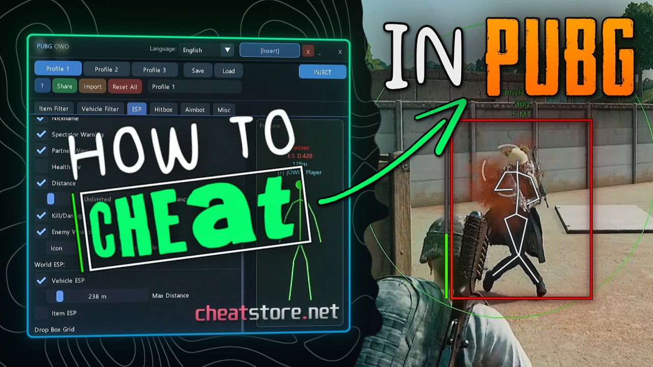 How to Cheat In PUBG (OwO PUBG Cheat Guide)