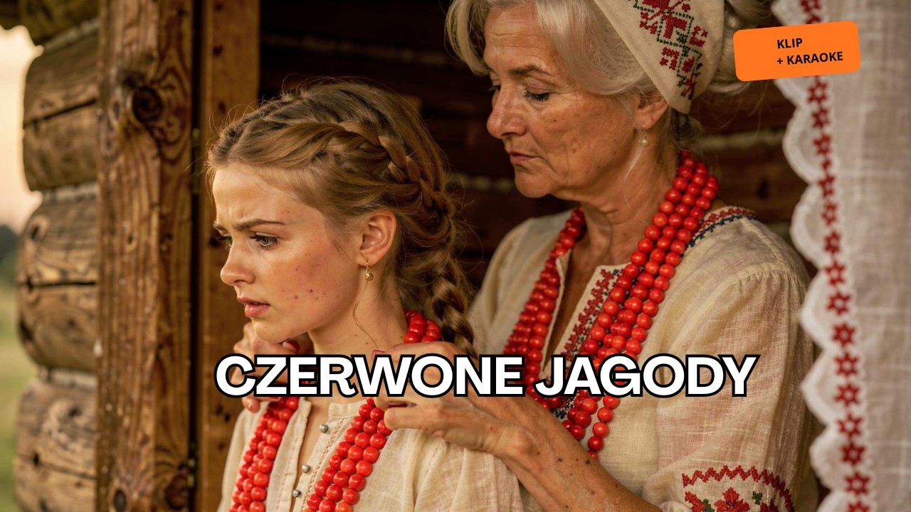 CZERWONE JAGODY 🍒 Stara piosenka biesiadna [tekst + karaoke]