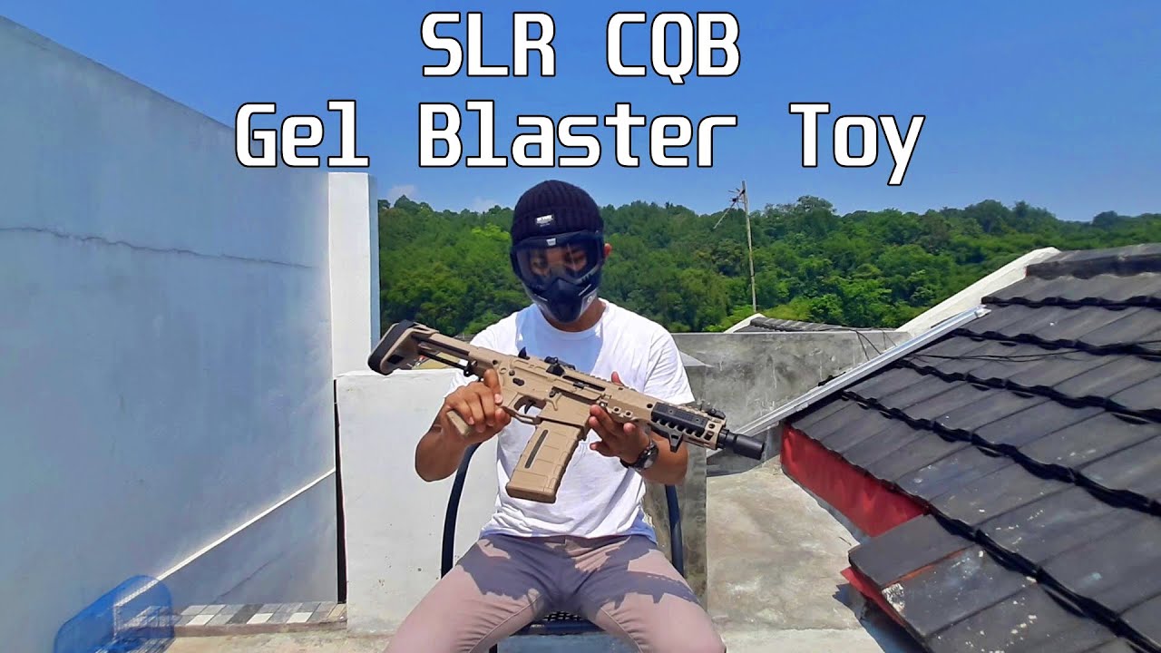 Review & Test SLR CQB Gel Blaster Toy - Bahasa Indonesia