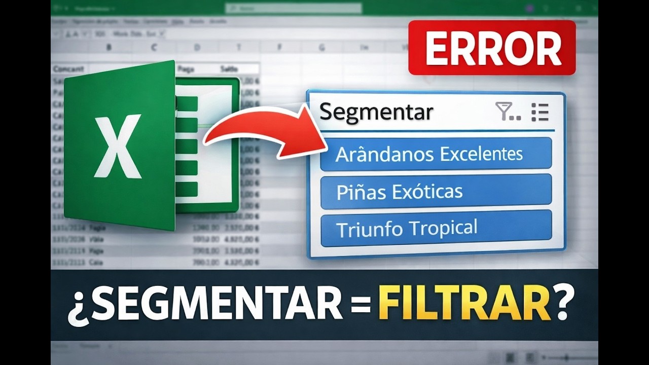 Pregunta EXAMEN REAL Excel: ¿Qué es la Segmentación de Datos? Formación para oposiciones