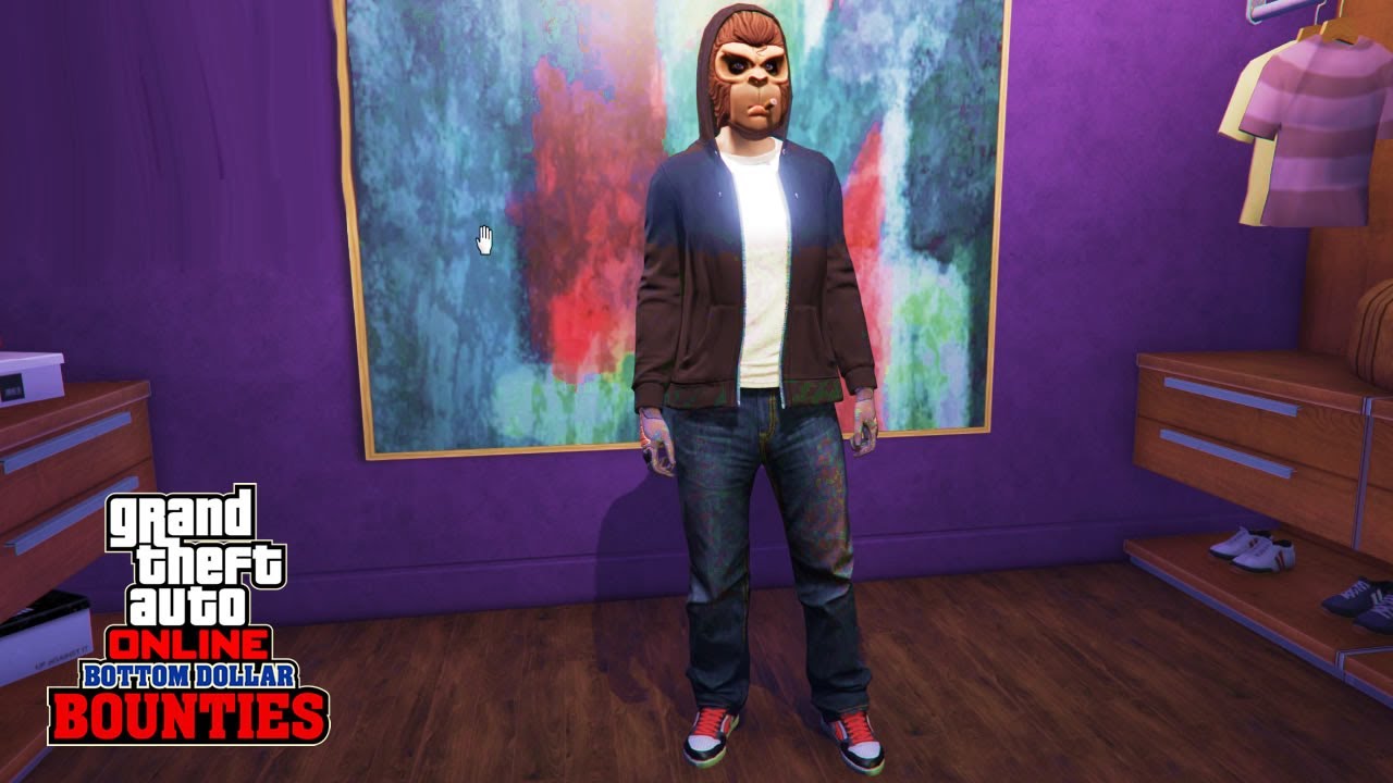 GTA 5 Online How to Unlock The Street Artist Outfit (New Rare Outfit Bottom Dollar Bounties)