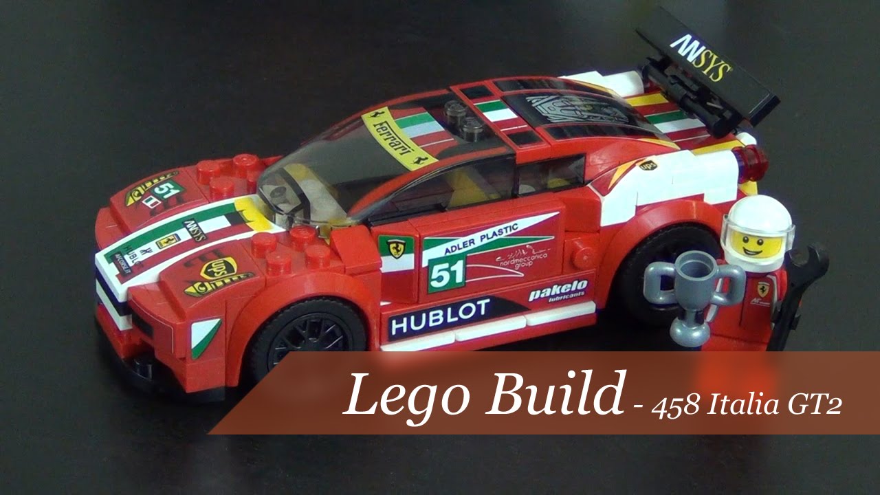 Let's Build - Lego Speed Champions 458 Italia GT2 Set #75908