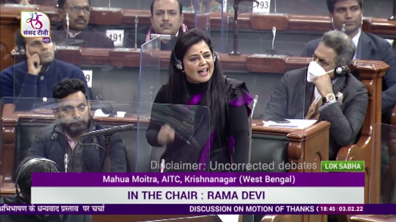 Mahua Moitra’s Remarks | Motion of Thanks on the President's Address in Lok Sabha