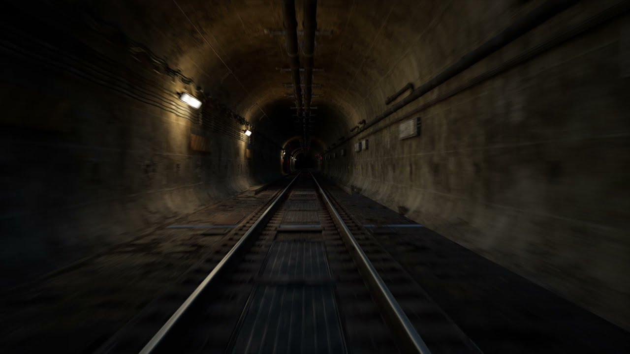 Subway Tunnel for 6 HOURS | For Sleep, Calm & Meditation