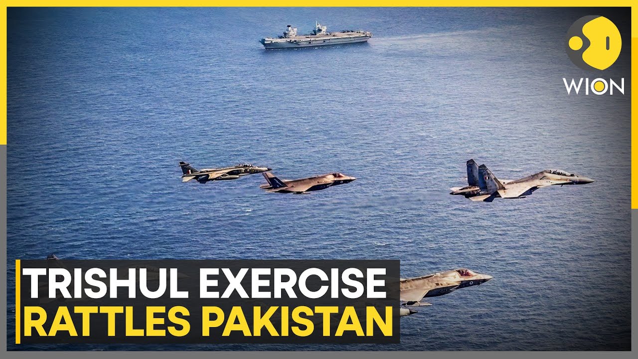 Trishul Military Drill: India's Tri-Service Drills Trigger Pakistan Panic | WION News