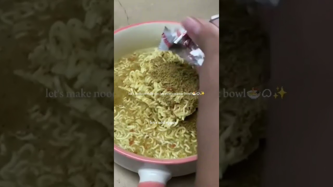 Cozy ✨ let's make noodles in my new ceramic bowl ✨✨🫶🍜 