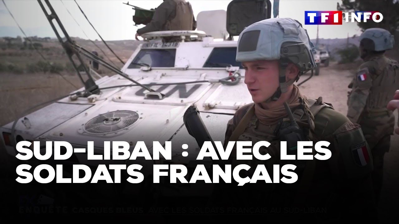 Sud-Liban : avec les Casques bleus français｜TF1 INFO