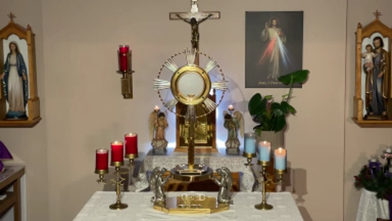 LIVE Eucharistic Adoration - Sisters of Divine Mercy