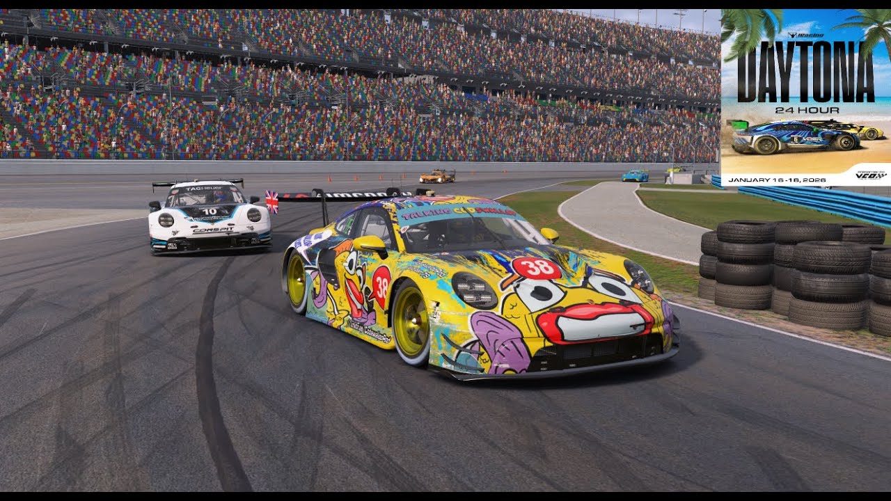 Part 3 - Daytona 24hr - Porcshe 911 GT3 R (992)
