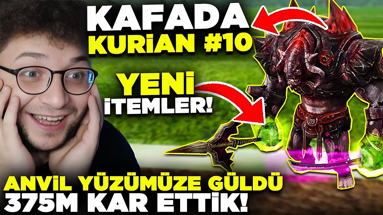 KAFADA KURİAN #10 | ANVİL YÜZÜMÜZE GÜLDÜ! 375M KAR ETTİK! | Knight Online Sıfırdan Kurian