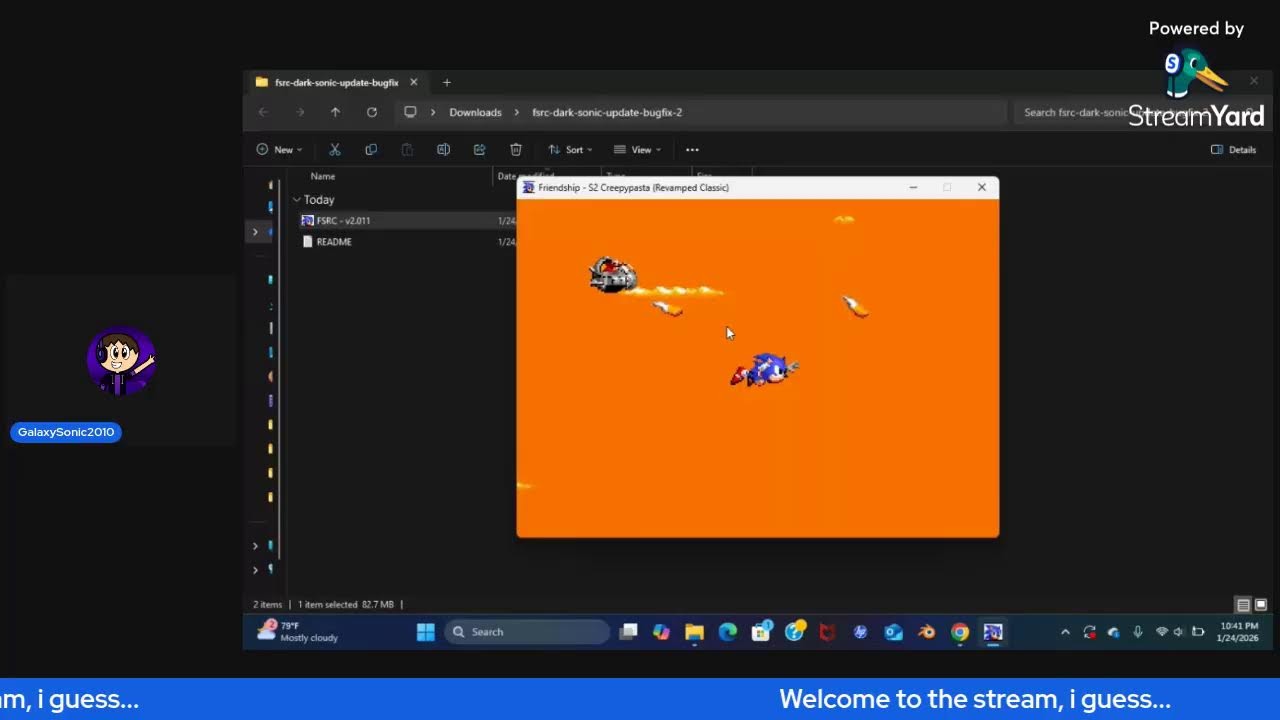Sonic 2: Friendship stream, cuz why not.