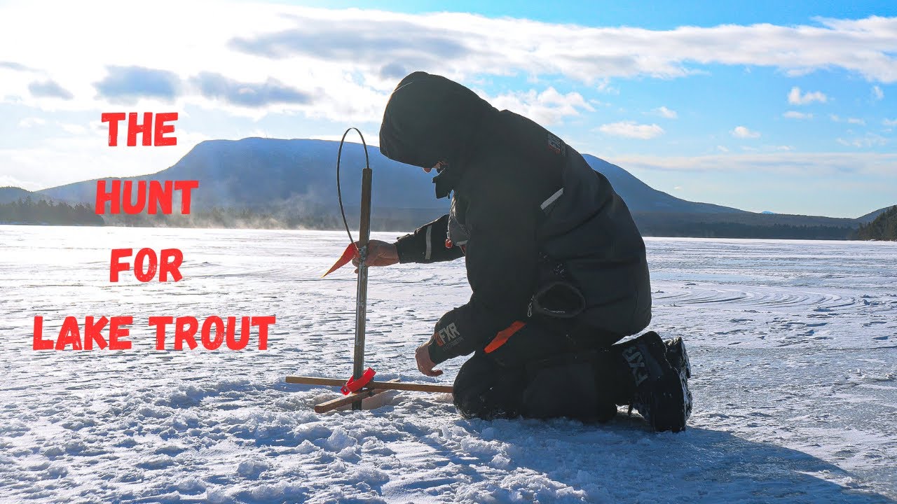 The Hunt FOR Maine Lake Trout Through the ICE in the BACKCOUNTRY!?!