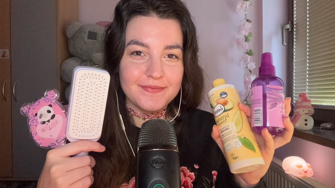 Hajfésülés + Hajápolás🪮💇🏻‍♀️🧴 Magyar ASMR
