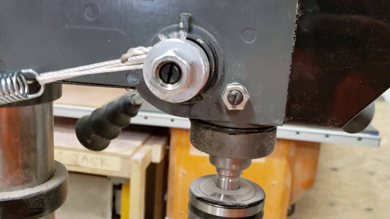 How to fix drill press spring. Great Tip from Bandas Palette