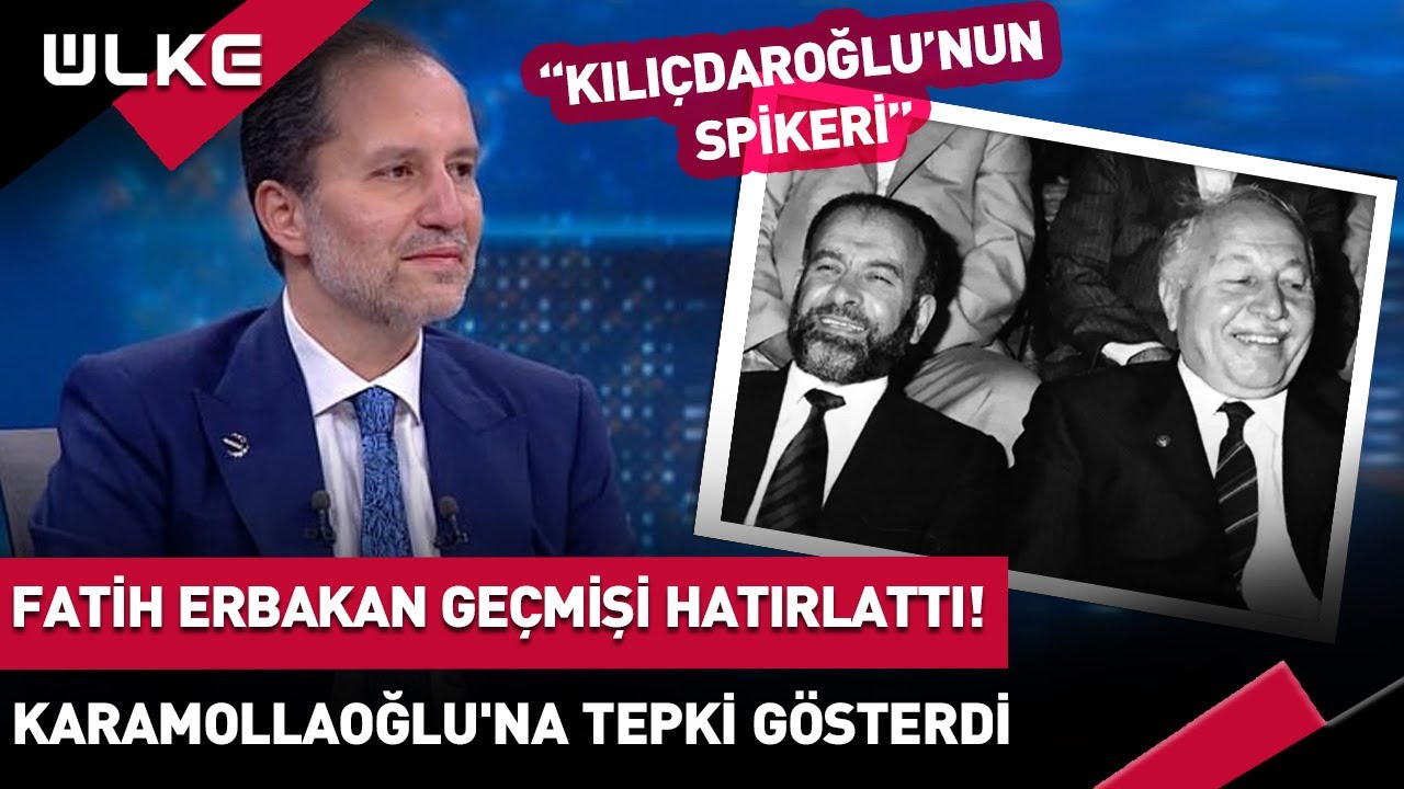 Fatih Erbakan'dan Karamollaoğlu'na Kılıçdaroğlu Tepkisi