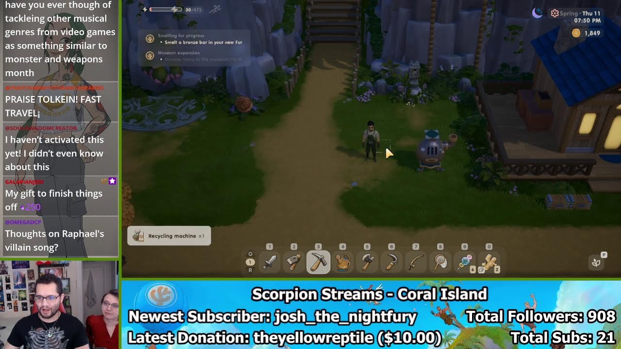 Scorpion Streams - Coral Island