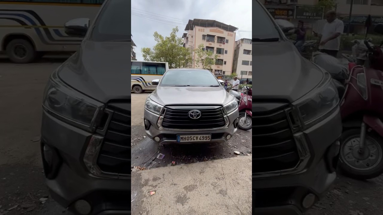 Innova Crysta Upgraded | Bluzon Android Player, Premium Curtains & Metal Key Cover Installed