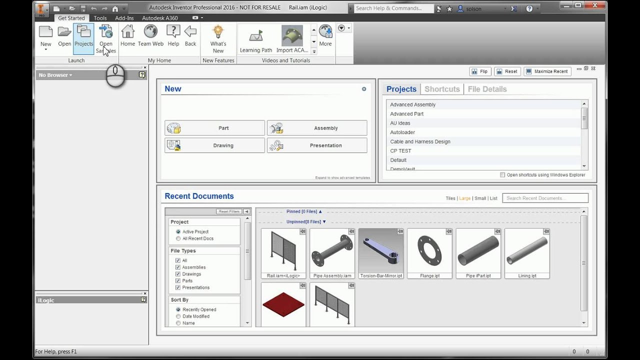 Understanding Inventor Project Files