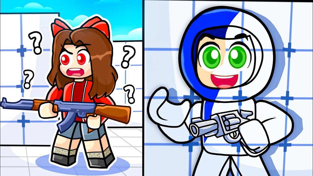 Becoming INVISIBLE in Roblox Rivals 😂