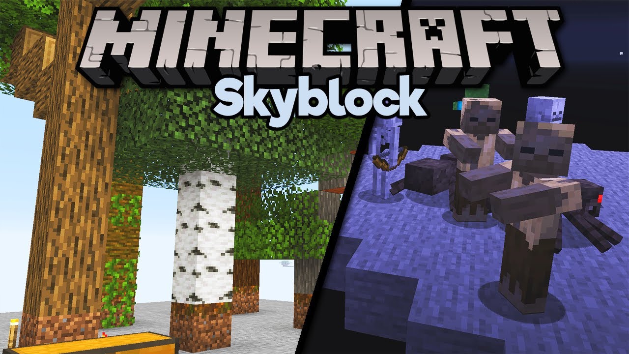 Farming Sand in Skyblock & All Wood Types! ▫ Minecraft 1.15 Skyblock (Tutorial Let's Play) [Part 6]