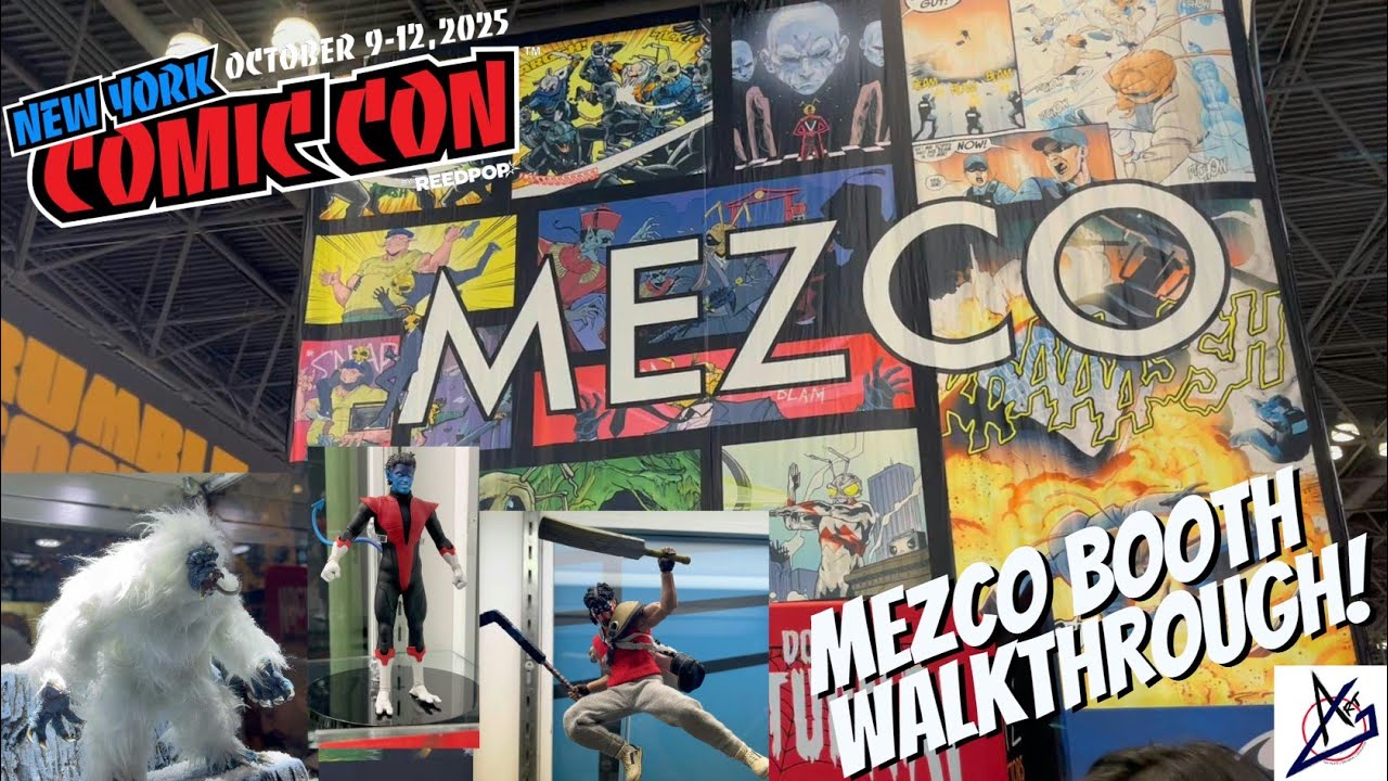 NYCC 2025 -Mezco Booth Walkthrough