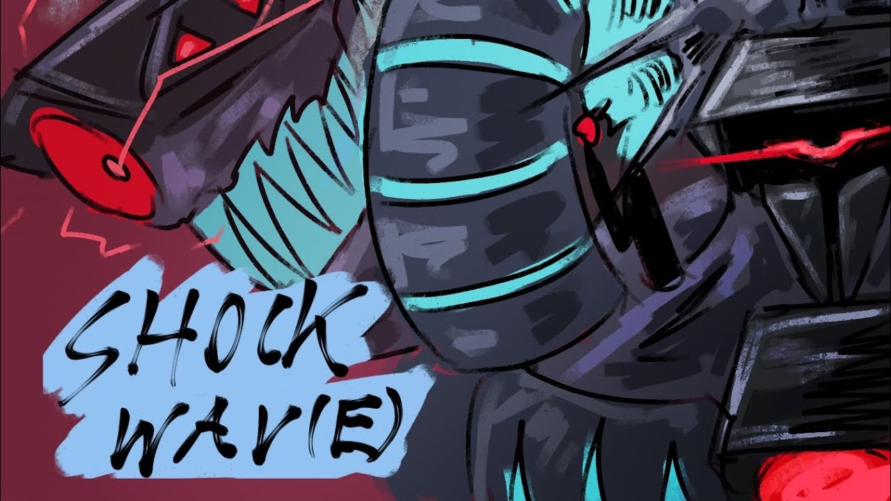 Shockwav becomes shockwave!(Hazbin hotel x transformers animation)