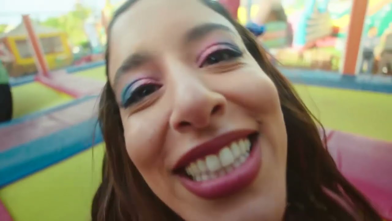 Women Fogging Up Camera Lens With Their Breaths P.O.V Comp