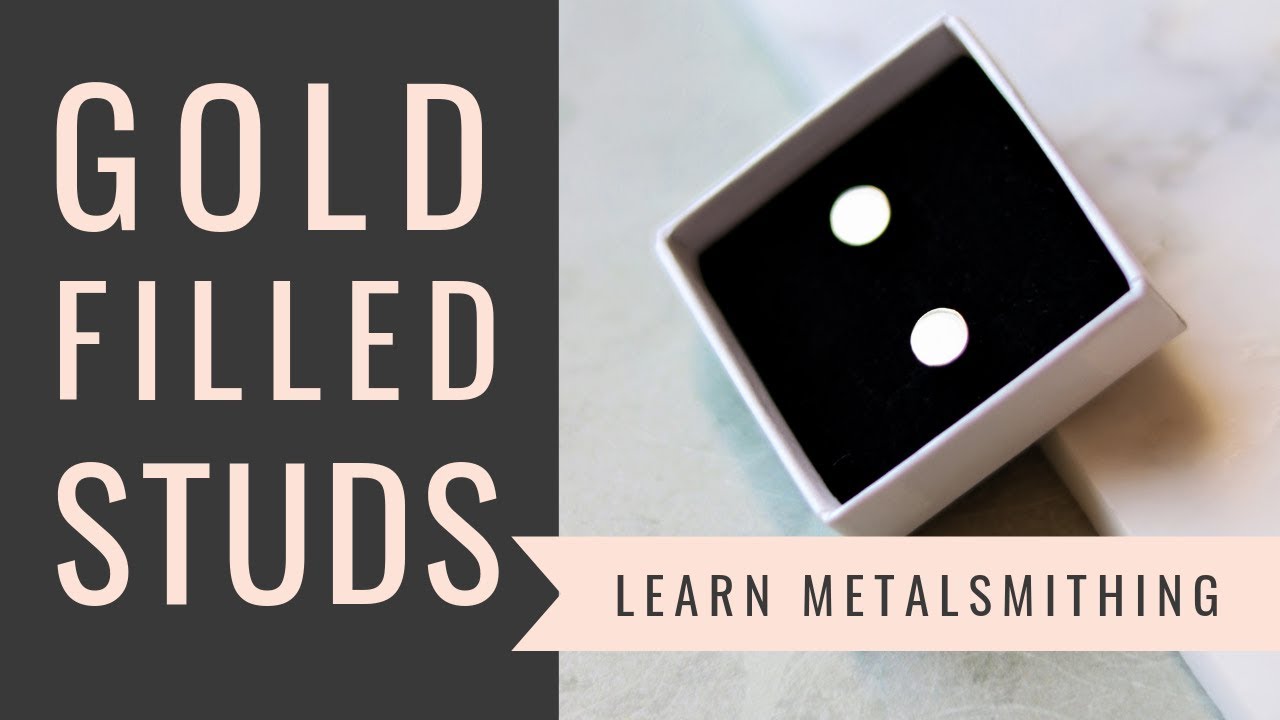 How to make GOLD FILLED earrings. Learn how to metalsmith.