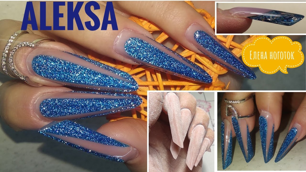 ALEKSA. очень сложная коррекция.. смена формы, поднятие клюющего и искривлённого ноготка