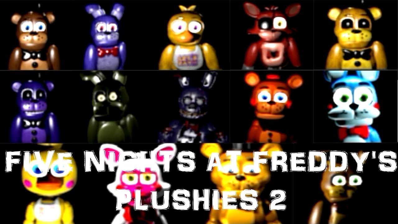 Five Nights at Freddy's PLUSHIES 2 V4 Extras