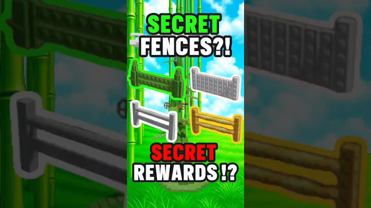 Секретные облики забора в Grow a Garden! 🌱 