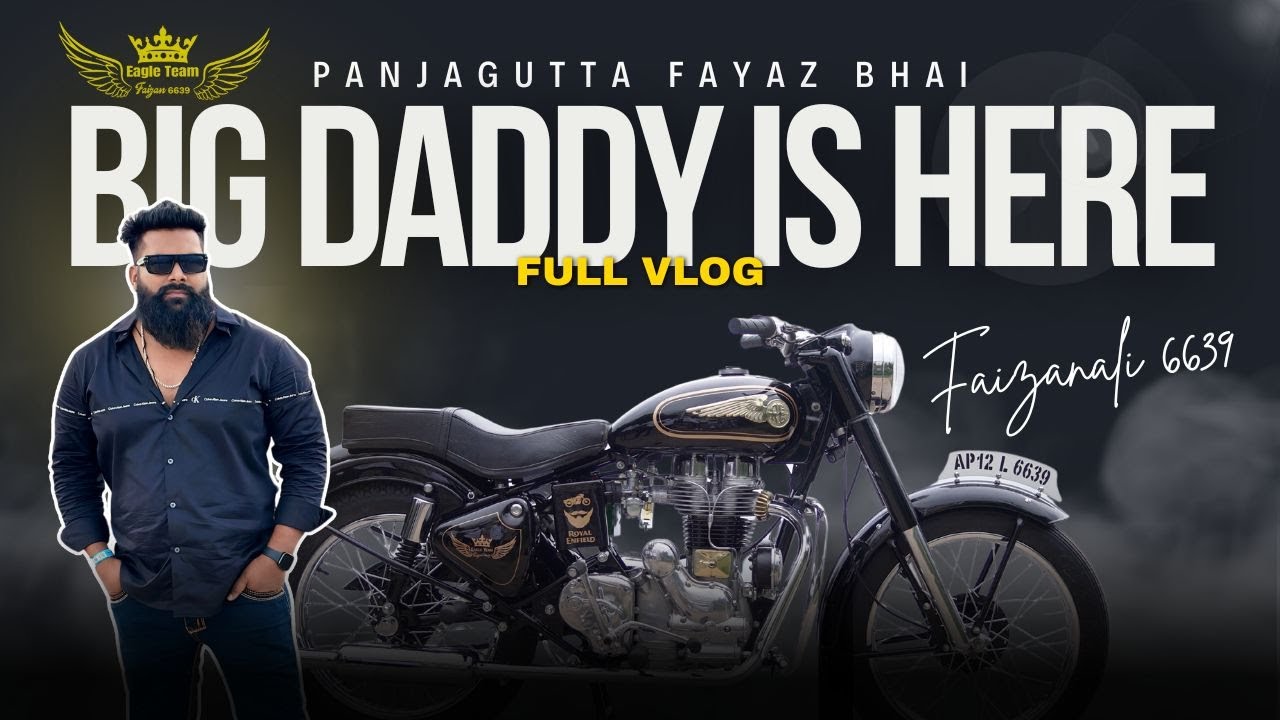 Panjagutta Fayaz Bhai's Bullet Modification: 🚀 Launch Vlog with Eagle Team Brothers! 🦅