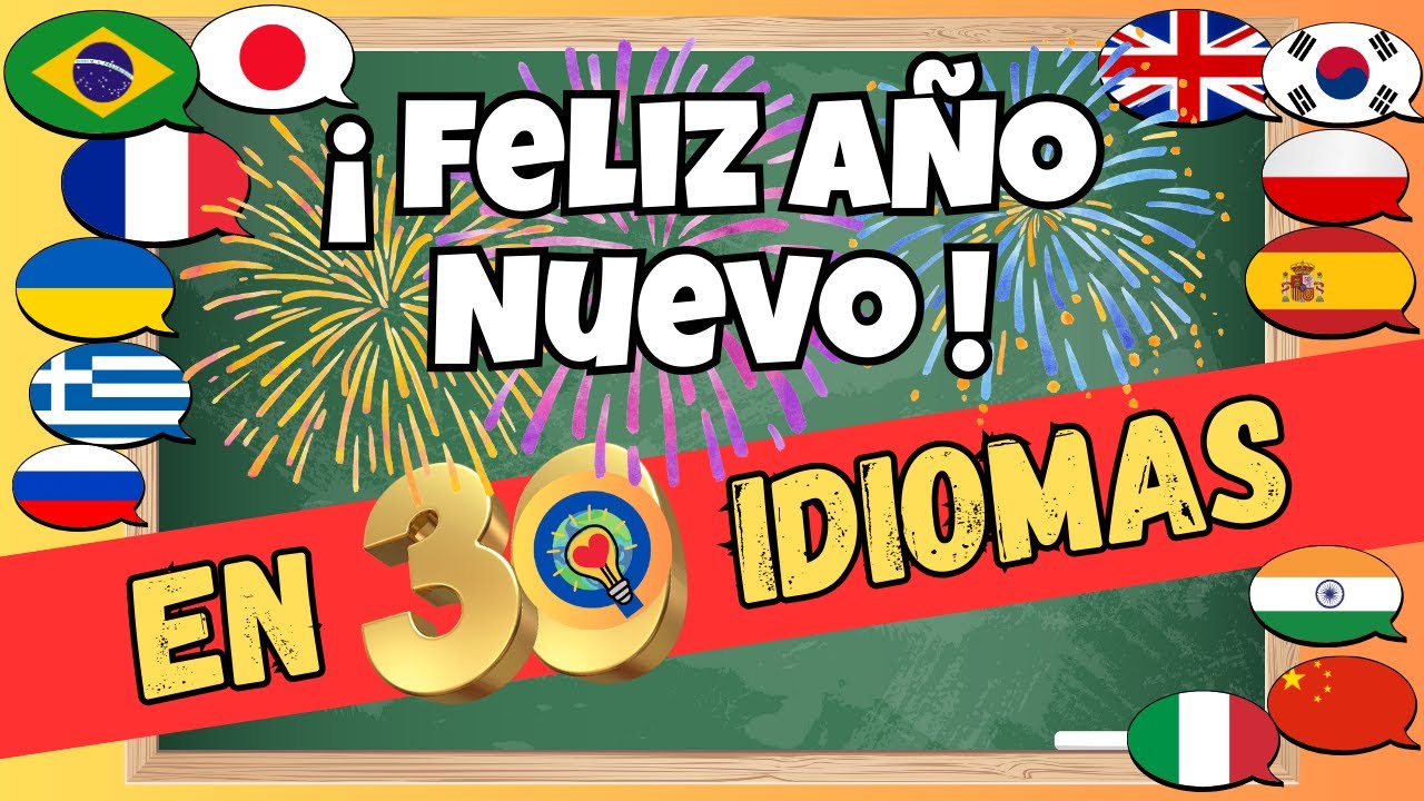 ¿Puedes adivinar “Feliz Año Nuevo” en 30 idiomas? 🌍🎉