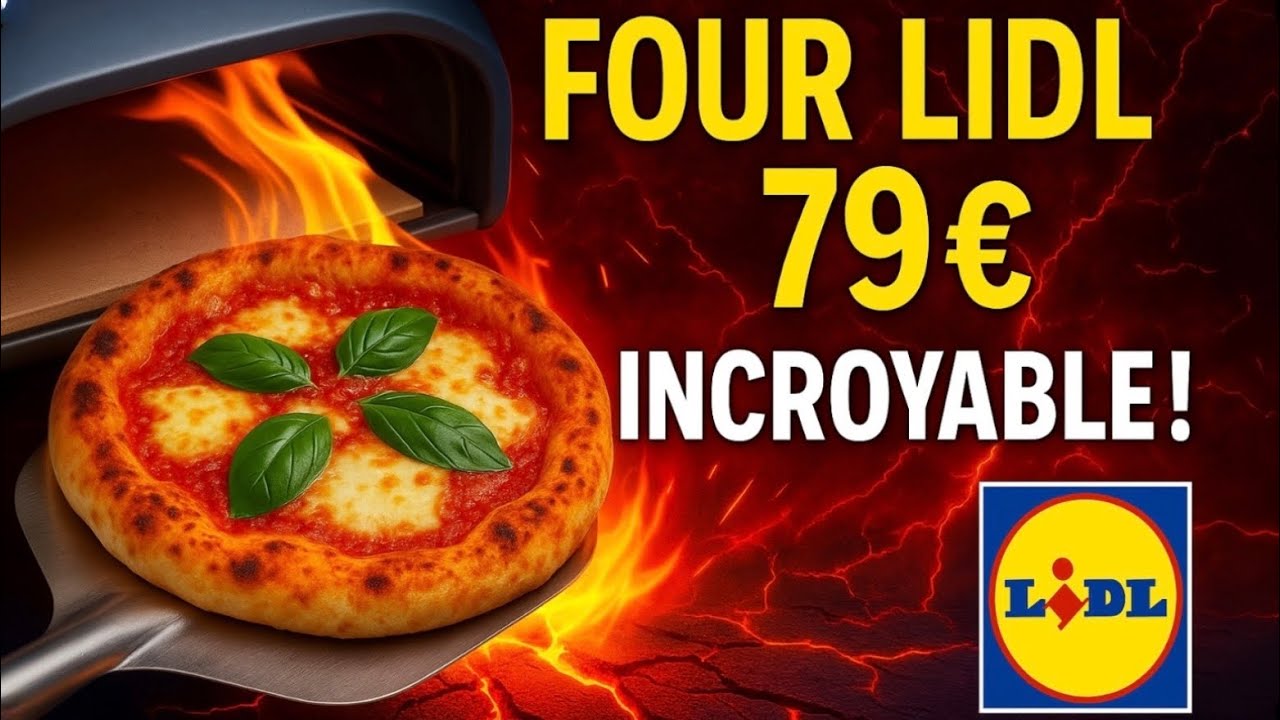 🍕Incroyable ! Un vrai bon four à pizza à 79€ chez Lidl ?! 😱
